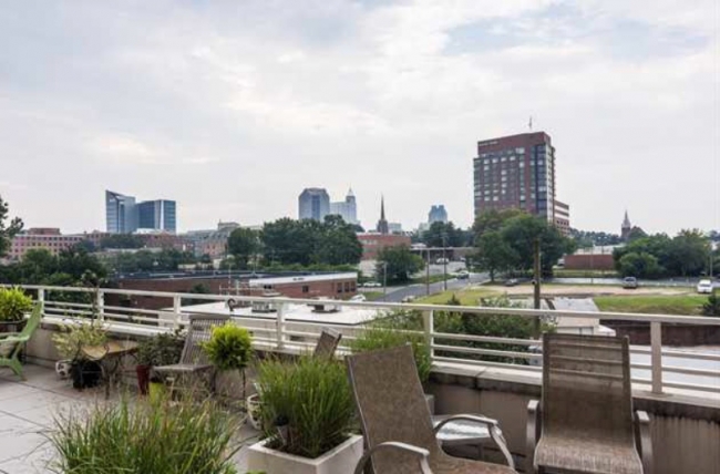 View of the Raleigh Skyline from The West